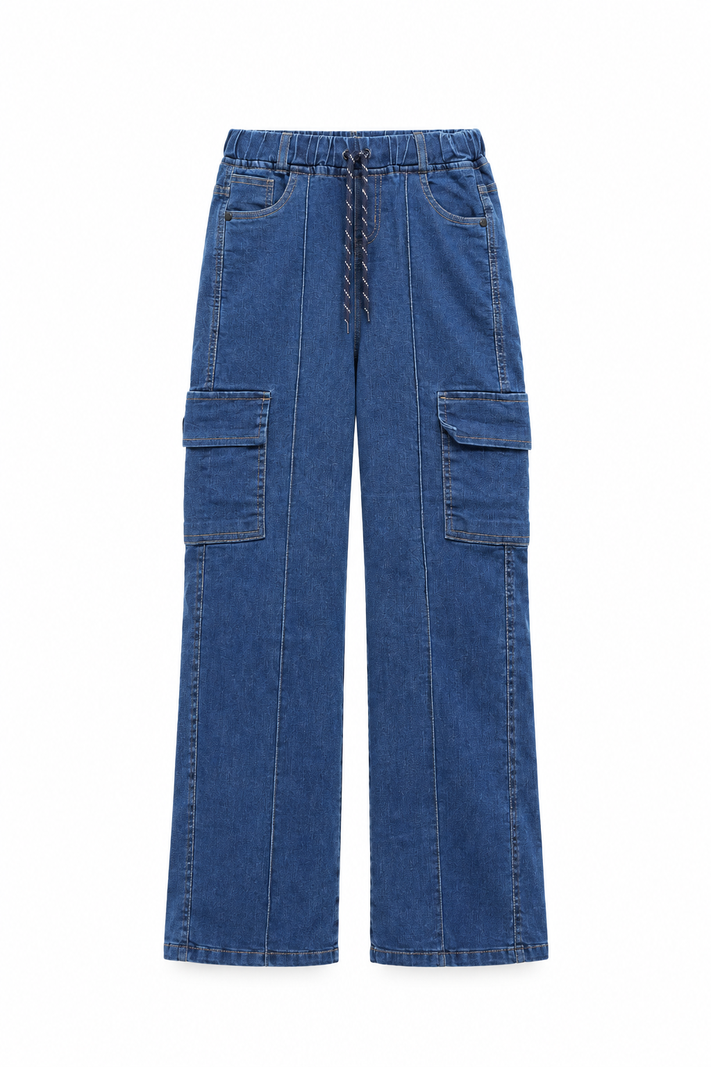 baggy blue jeans